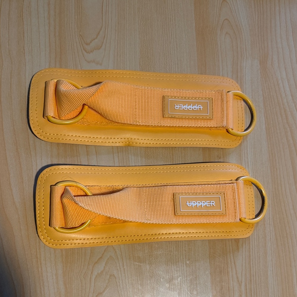 Orange Ankle Straps